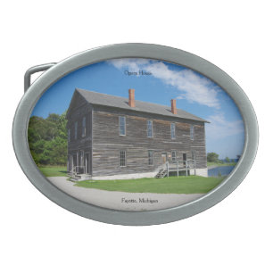 Fayette Opera House belt buckle
