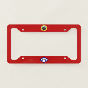 Fayetteville (Arkansas) city flag License Plate Frame