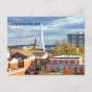 Fayetteville, Arkansas Downtown View Postcard