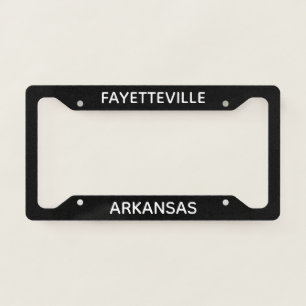 Fayetteville, Arkansas License Plate Frame