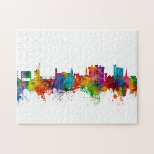 Fayetteville Arkansas Skyline Jigsaw Puzzle