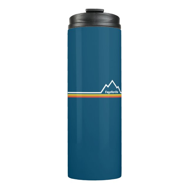 Fayetteville Arkansas Thermal Tumbler (Front)