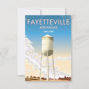 Fayetteville Arkansas Travel poster