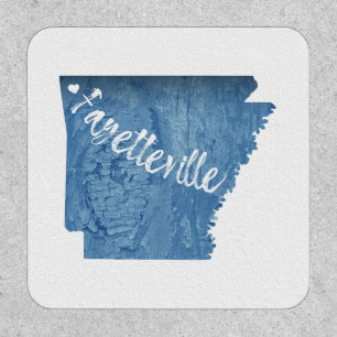 Fayetteville Arkansas Wood Grain Patch