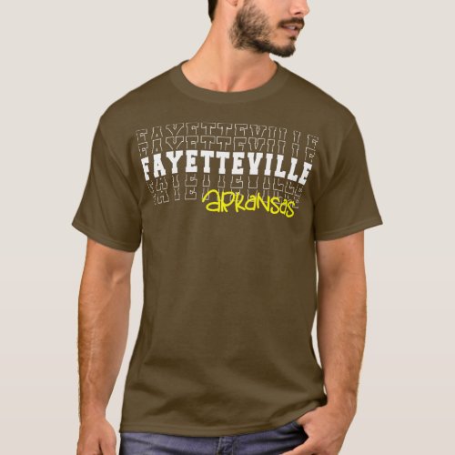 Fayetteville city Arkansas Fayetteville AR T_Shirt