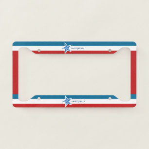 Fayetteville (North Carolina) city flag License Plate Frame
