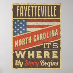 Fayetteville North Carolina Poster