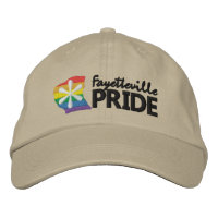 airbrushed gay pride hat