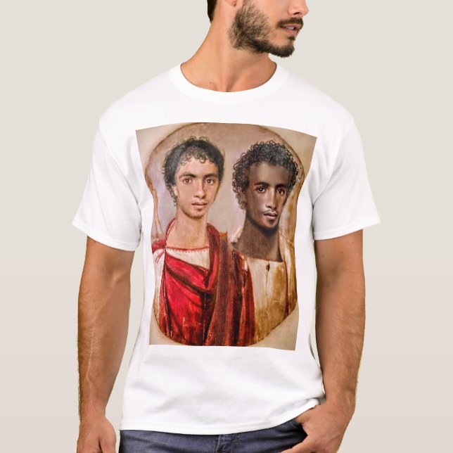 Fayum Lovers Roman Period Egypt my interpretation T-Shirt (Front)
