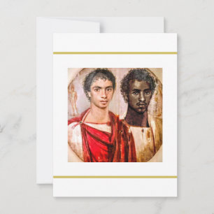 Fayum Lovers Roman Period Egypt version 2 Postcard