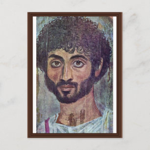 Fayum Mummy Portrait From By Römisch-Ägyptischer Postcard