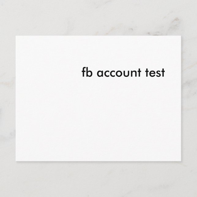 fb test postcard (Front)
