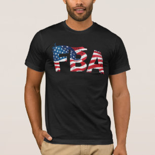 FBA Foundational Black American Waving Flag T-Shirt