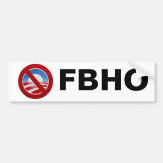 FBHO BUMPER STICKER
