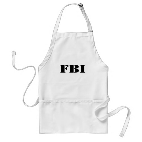 FBI ADULT APRON