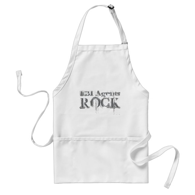 FBI Agents Rock Adult Apron (Front)