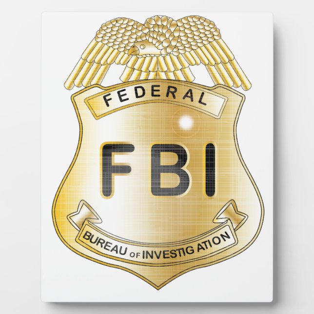FBI Badge Plaque (Front)
