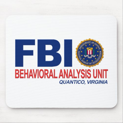 FBI BAU Criminal Mouse Pad