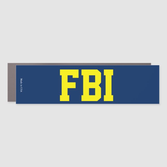 FBI CAR MAGNET (Front)