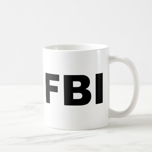 FBI COFFEE MUG