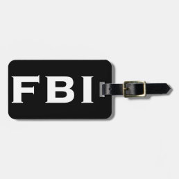 FBI COOL LUGGAGE TAG