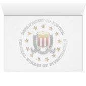 FBI Emblem Cards (Inside Horizontal (Bottom))