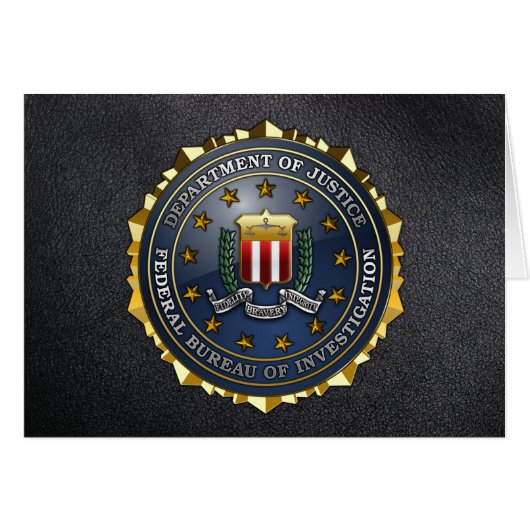 FBI Emblem Cards (Front Horizontal)
