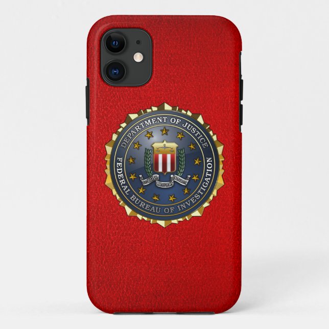 FBI Emblem Case-Mate iPhone Case (Back)