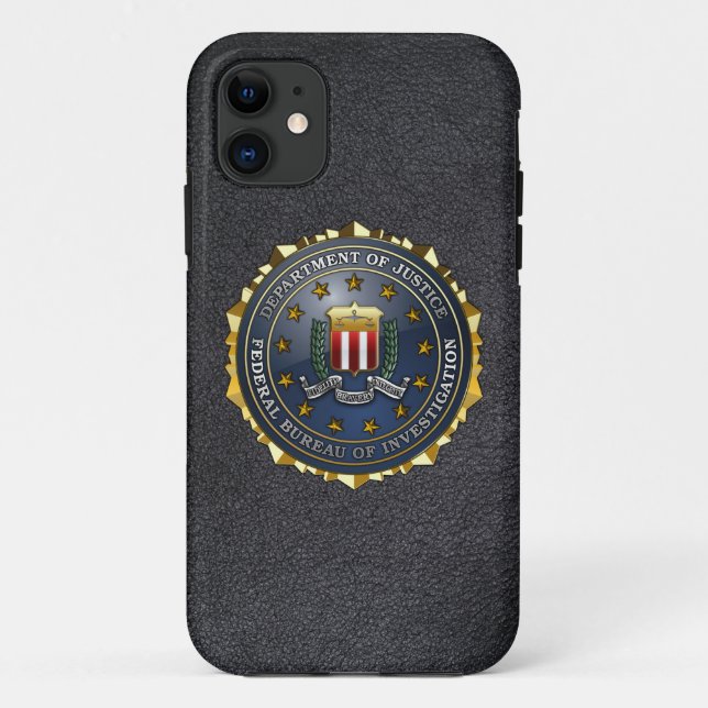 FBI Emblem Case-Mate iPhone Case (Back)