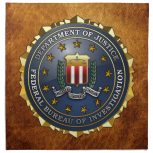 FBI Emblem Cloth Napkin