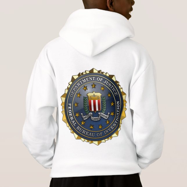 FBI Emblem Hoodie (Back)