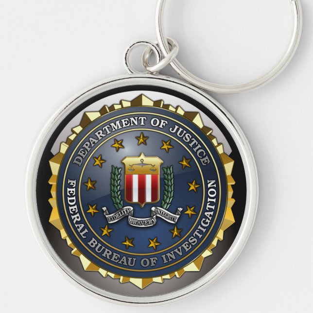 FBI Emblem Keychain (Front)