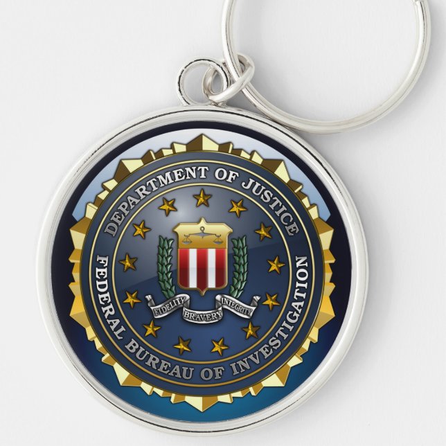 FBI Emblem Keychain (Front)