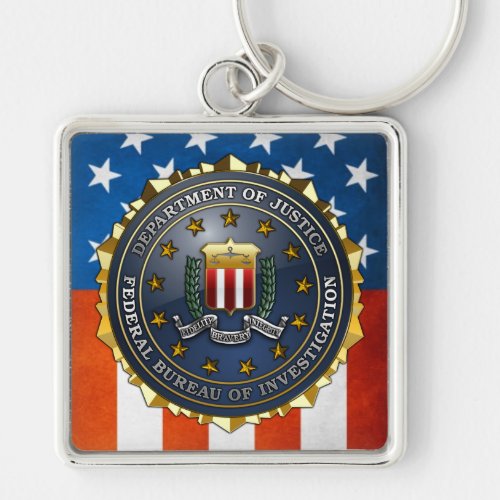 FBI Emblem Keychain