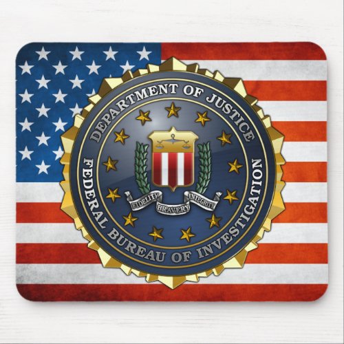 FBI Emblem Mouse Pad