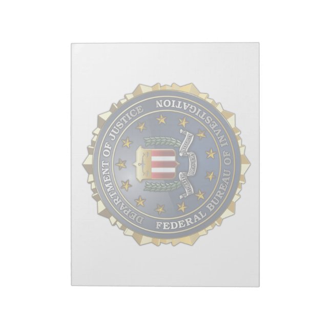 FBI Emblem Notepad (Rotated)