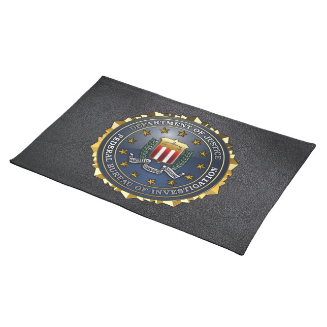 FBI Emblem Placemat (On Table)