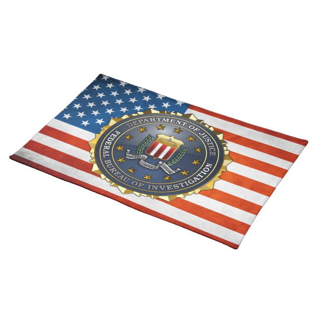 FBI Emblem Placemat (On Table)