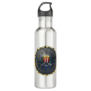 FBI Emblem Stainless Steel Water Bottle