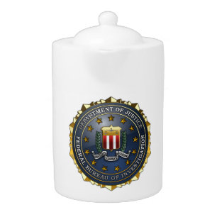 FBI Emblem Teapot