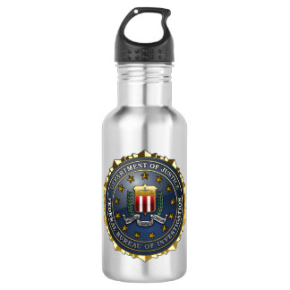 FBI Emblem Water Bottle