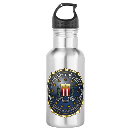 FBI Emblem Water Bottle