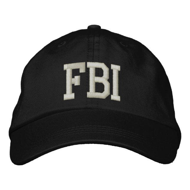 FBI EMBROIDERED BASEBALL CAP (Front)