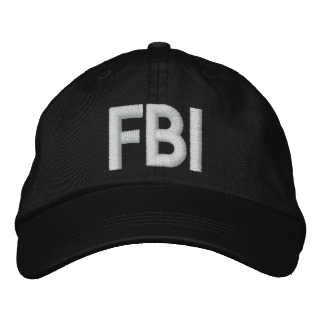 FBI Embroidered Hat (Front)