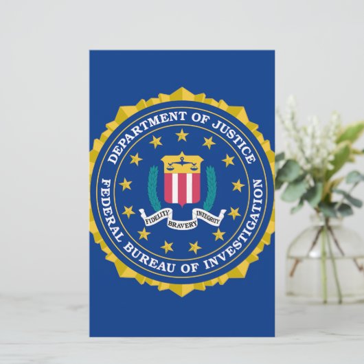 FBI Flag (Standing Front)