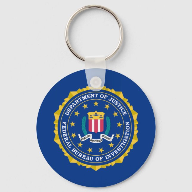 FBI Flag Keychain (Front)