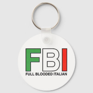 FBI = Full Blooded Italian Keychain