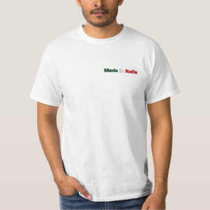 FBI Full Blooded Italian White Big Back T - Shirt