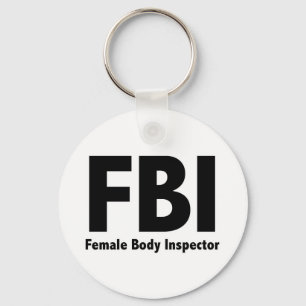 FBI Mr Funny Rude Humor Keychain