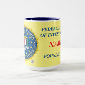 FBI Personalized Combo Mug, 15 oz Mug (Center)